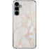 Rose Gold Marble Galaxy S24 Plus Clear Case